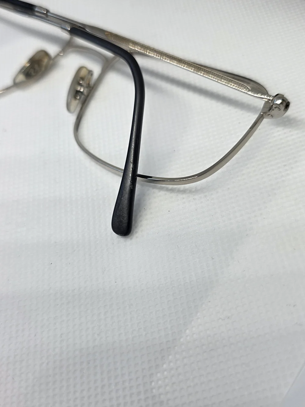 Ray-Ban RB 6434 Silver Metal Aviator Glasses Frames with Black Temples - Picture 6 of 7